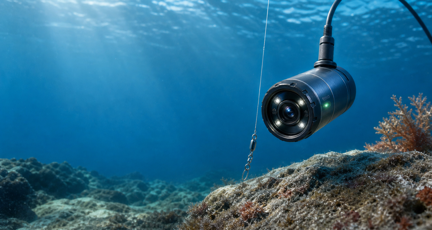 fourq underwater fishing camera in use